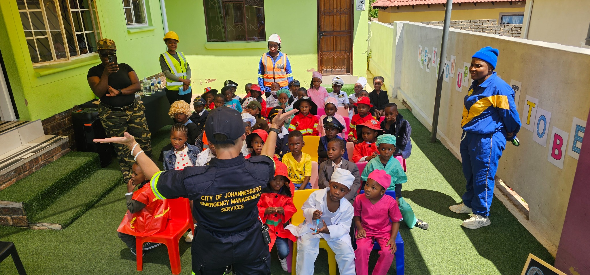 Fire safety day with City of Johannesburg EMS